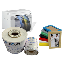 Rollo de papel fotográfico de impresión digital, impresora de inyección de tinta de 6 pulgadas para Minitab seco, plóter