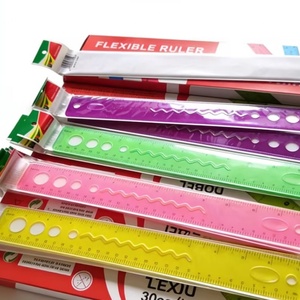Regla Plegable Flexible Transparente de 30 cm Multifunción OEM ODM, Reglas de Goma con Anillo en O Profesional - Product Image 2