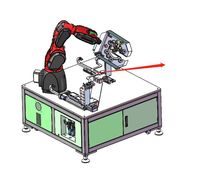 Bras de robot articulé CNC industriel en gros pour la fabrication de pièces automobiles, soudage laser, moteur PLC, IP65, capacité de charge 7 kg