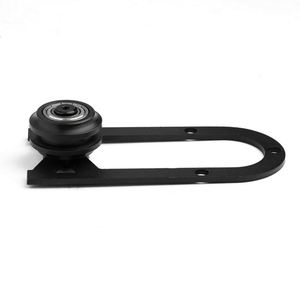 WEKIS Kit de Herrajes para Puerta Corredera de Granero de Acero al Carbono Duradero de 6.6 pies, Colgador en Forma de Herradura, Acabado Negro Satinado, para Sala de Estar y Baño - Product Image 6