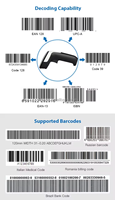 Lecteur de codes-barres 2D sans fil DYscan Scanner de codes à barres 1D Scanner de codes à barres QR pour entrepôt de supermarché Pos