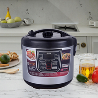 Olla Eléctrica Multiusos Programable Digital de 5L, Vaporera, Arrocera con Recipiente Antiadherente