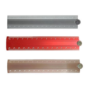 Righello Pieghevole 30cm in Lega di Alluminio con Goniometro, Strumento di Misurazione Geometrica per Architetti - Product Image 5