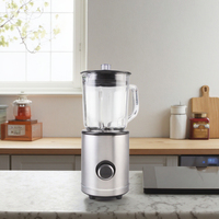 Mixeur Commercial Robuste en Verre Électrique Portable 400W à Vitesse Variable Silencieux pour Hôtels et Foyers – Vente en Gros