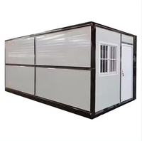 Maison de conteneur d'expédition simple pliable préfabriquée pour la mobilité et l'adaptabilité Mini maison de conteneur préfabriquée modulaire