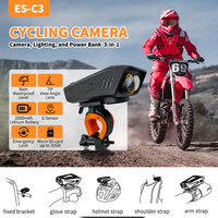 Casque étanche à l'eau de piste g-sensor personnalisé en usine enregistreur vidéo hd caméra de mouvement de vélo de sport pour moto