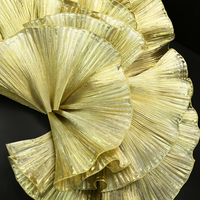 Nouveau design Tissu plissé imprimé pour couture DIY, robe en maille, décoration intérieure, rideau