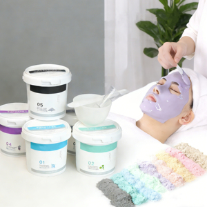 Bubuk Masker Wajah Profesional Centella Hyaluronic Acid Grape Seed Pearl <span class=keywords><strong>Hydrogel</strong></span> Peel off Face Mask Powder Masking Jelly - Product Image 1