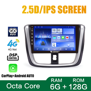 Cho Toyota Vios 2017 Toyota Sedan 2016 10 Inch Headunit Hai Din Octa-core Quad Âm Thanh Nổi Trên Xe Hơi Định Vị <span class=keywords><strong>GPS</strong></span> Đài Phát Thanh Xe Hơi <span class=keywords><strong>Android</strong></span> - Product Image 5