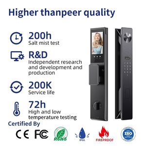 สมาร์ทล็อค ตู้ล็อคเกอร์ภายในที่แข็งแรง รองรับการปลดล็อคด้วยแบตเตอรี่ Tenerg จอ LCD ขนาดเล็ก ผิวสัมผัสแบบ Oil Rubbed 5000 ระบบควบคุมผ่านแอพพลิเคชั่นบนคลาวด์ - Product Image 5