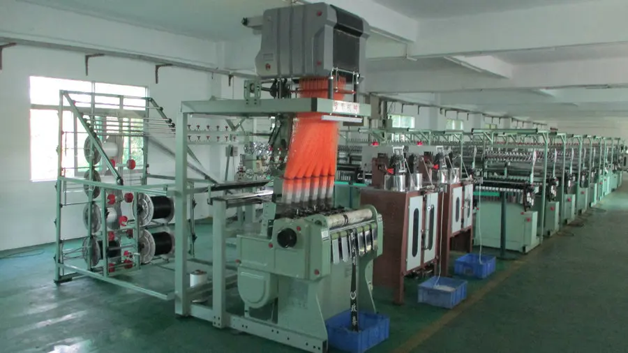 Mesin tenun Jacquard Loom elektronik terkomputerisasi mesin tenun Label Jacquard