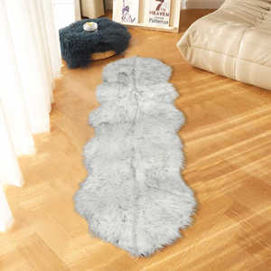 <span class=keywords><strong>Funda</strong></span> de Sofá Nórdica de Lujo, Acogedora y Esponjosa, Alfombra de Piel Sintética de Oveja - Product Image 3