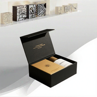 Boîte à parfum magnétique haut de gamme personnalisée avec doublure en éponge, certifiée ISO9001, emballage cadeau pour cosmétiques et sérums de soin de la peau