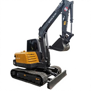 Excavadora Hidráulica Usada VOLVO EC60D Mini de 6 Toneladas, Excavadora de Segunda Mano con Motor y Bomba, 100% Lista para Trabajar, en el Almacén de Shanghái - Product Image 1