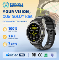 Jam Tangan Pintar Digital OEM Visiovoy 2027 Khusus Pria dengan Altimeter Barometrik, Kompas, Montre, Reloj, Kebugaran, Android, Tahan Air
