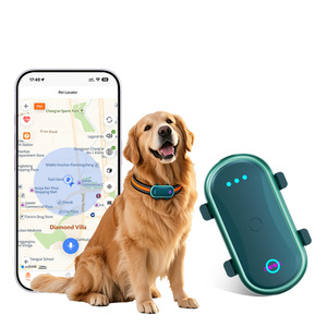 เครื่องติดตามสัตว์เลี้ยง GPS 4G ติดตามแบบเรียลไทม์ ปลอกคอกันน้ำสำหรับสุนัขและแมว พร้อมระบบตรวจสอบสุขภาพสัตว์เลี้ยง - Product Image 1