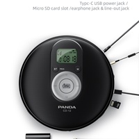Reproductor de CD Portátil de Buena Calidad Directo de Fábrica/CD-R/CD-RW/MP3/WMA con Altavoz USB y Pantalla, Modelo de Plástico CD-12