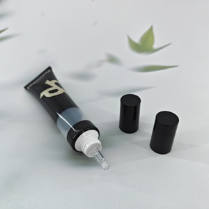 หลอดบรรจุภัณฑ์เครื่องสำอางพลาสติกแบบมีฝาปิดสีดำพร้อมหลอดหยดสำหรับบรรจุเซรั่มและน้ำมันหอมระเหย  ลดราคาพิเศษ - Product Image 6
