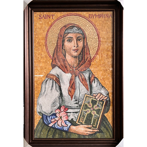 Mosaicos Religiosos Personalizados de Centurymosaic, Arte de Mosaico de la Virgen María, Mosaico de Vidrio y Mármol Hecho a Mano, Diseño de Mural para Pared - Product Image 3