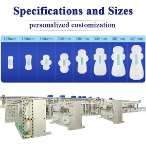 Japan Technology Full Servo Woman Sanitary Napkin Pad Machine With Packing Machine Sanitary Napkin Raw Materials