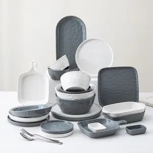 Manufacturer Dinnerware Wholesale Ceramic Dinner Plates Dinnerware Set Dishes Luxury