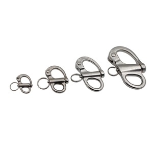 Grillete de Acero Inoxidable en Forma de D con Pasador de Rosca y Bloqueo Automático para Uso Marino - Product Image 3