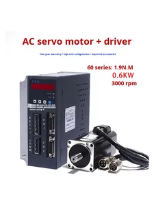 Motor Servo AC Monofásico de 600W, Kit de Controlador Tipo 60, 1.9N.M con Cable de 3 Metros, 3000 RPM, Resistente a Goteos, 2 Años de Garantía - Product Image 5