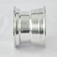 Vente en gros de roues en alliage d'aluminium HOUCHENG 6*4,5 pouces à 3 trous pour ATV/Go Kart/Tondeuse à gazon, garantie de 12 mois, finition polie