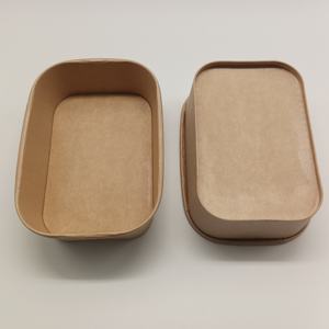 Emballage à emporter pour salade, bol en papier octogonal de qualité alimentaire, écologique, jetable, en papier kraft pour sushi, sandwich - Product Image 5