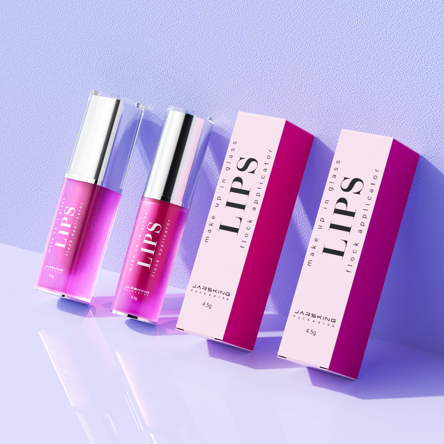 lip gloss containers and packaging iridescent