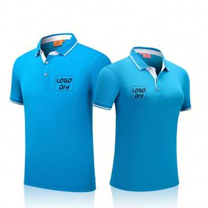 เสื้อโปโลผู้ชายทรงเข้ารูปสีดำ พิมพ์โลโก้ได้ตามต้องการ เรียบง่าย สบาย ใส่สบาย - Product Image 2