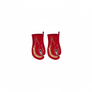 Nautical Collection Cotton Kitchen, <b>Oven</b> <b>Mitt</b> Set, 7.5x13", Lobster Claws, 2 Piece | Design Imports - Product Image 1