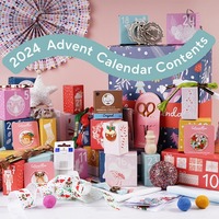 Boîtes cadeaux personnalisées en papier, emballage de luxe, boîtes de calendrier de l'avent de Noël