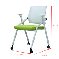 Chaise pliable pour salle de classe universitaire, chaise d'étudiant, chaise de formation scolaire