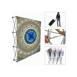 Exposição barata Display Stand 10 * 10ft Pop up Booth Backdrop Custom <span class=keywords><strong>Company</strong></span> Logo Backdrop para Feira Comercial - Product Image 5