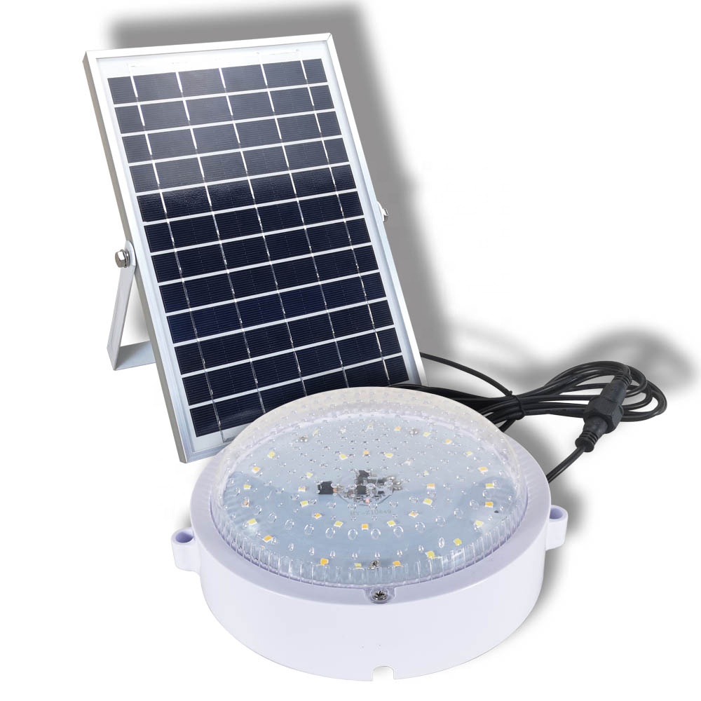 Новый дизайн, домашний светодиодный перезаряжаемый потолочный светильник на солнечной батарее для поверхностного монтажа