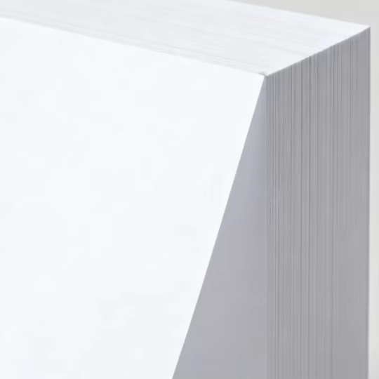 White Cardboard in Various Sizes - to Meet Your Needs