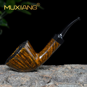 Muxiang Wooden Tobacco Pipe Handmade Solid Wood Freestyle Pipe For Men With 3Mm Filter Smoking Accessory - Product Image 2