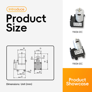 12v 24v dc מיני חשמלי נייד משאבת אוויר מעבדה רפואי גז דגימה פיזואלקטרית - Product Image 4