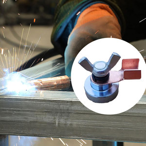 Pince de mise à la terre magnétique Emagi à double levier, aimant de soudage AC/DC, fonctionnement manuel, pulvérisation électrostatique, contact en cuivre - Product Image 3