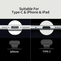 Cache-poussière universel en silicone pour port de charge USB-C – Accessoire de protection pour téléphone