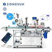 ZONESUN ZS-TB833R2 Étiqueteuse automatique double face pour coins de boîtes et cartons, machine d'étiquetage anti-effraction pour coins de boîtes