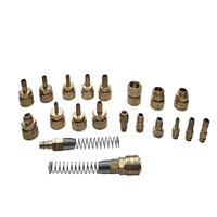 Raccord pneumatique rapide en laiton de style allemand, norme européenne DN 7.2, avec écrou de blocage et protection à ressort, OEM Rectus T26