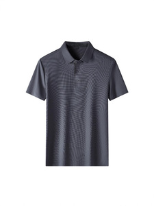 Polos casuales de negocios para hombres, camisetas de manga corta transpirables que absorben la humedad <span class=keywords><strong>Ultra</strong></span> para personas de mediana edad - Product Image 3