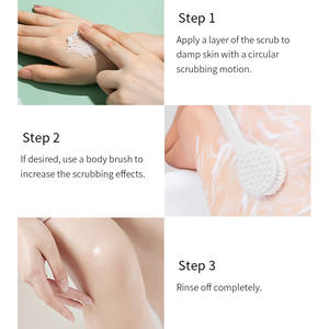 Exfoliante de sal del Himalaya, limpieza suave, hidratante, suave y elástico, exfoliante para baño dos en uno - Product Image 3