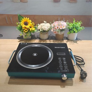 Placa de <span class=keywords><strong>Cocina</strong></span> Eléctrica Portátil de un Solo Quemador, Superficie de Cerámica, Apagado Automático, Control por Perilla, Placa de Cerámica Eléctrica - Product Image 4