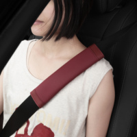 Housse de ceinture de sécurité en cuir, protection d'épaule toutes saisons, coussinet anti-frottement étendu, ajustement universel pour BMW Toyota Nissan Tesla