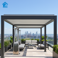 Pergola rétractable en aluminium de haute qualité Sweet Home, gazebo extérieur sur mesure, bonne qualité et installation facile
