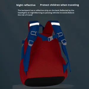 Nouveau <span class=keywords><strong>sac</strong></span> à <span class=keywords><strong>dos</strong></span> <span class=keywords><strong>de</strong></span> dessin animé mignon pour garçons filles amusant Double <span class=keywords><strong>sac</strong></span> à bandoulière caractéristique étanche doublure en Nylon fermeture à glissière - Product Image 4