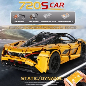 MOULD KING-bloques de construcción de coche de carreras para niños, juguete técnico de supervelocidad, MOC-46762, regalo para <span class=keywords><strong>novio</strong></span>, 13145S - Product Image 2